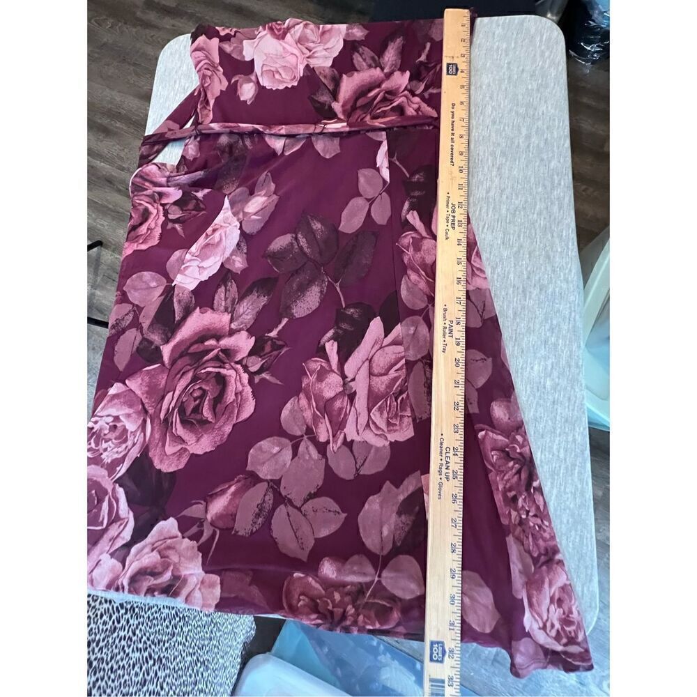 Enfocus Studio dress size 6 floral roses pink purple - Picture 8 of 8